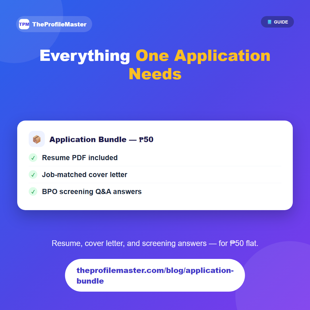 The ₱50 Application Bundle