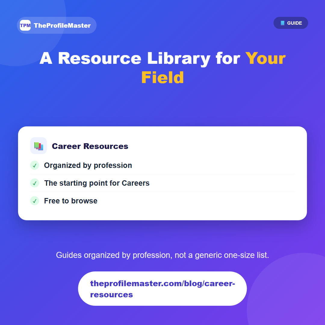 A Curated Resource Library for Every Profession