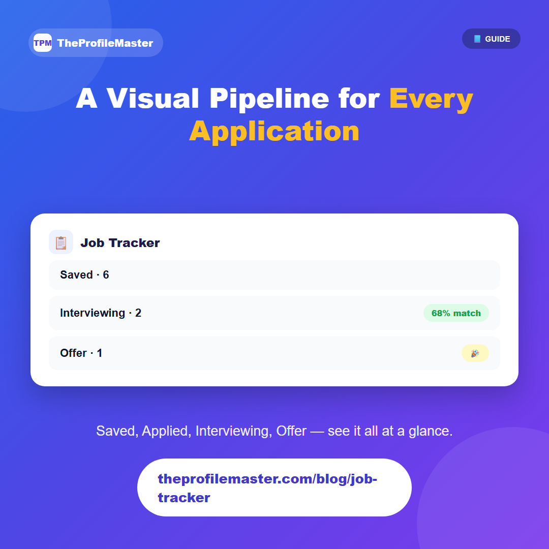 Job Tracker: A Visual Pipeline for Your Applications